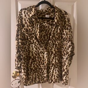 Jaclyn Smith Leopard blouse